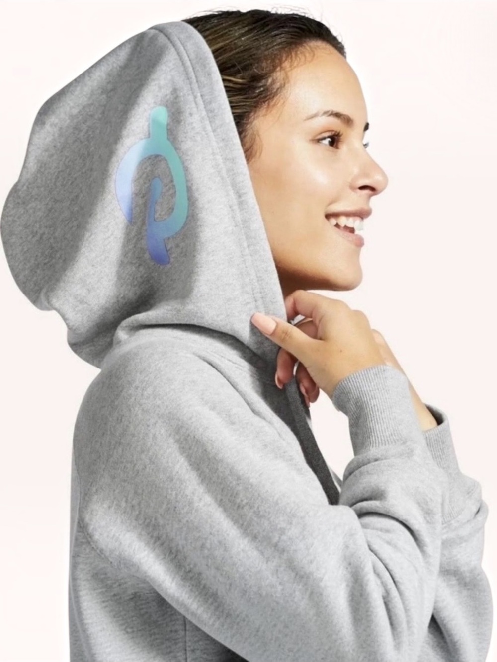 NEW Spiritual Gangster X Peloton Hoodie Gray Together We Go Far Womens Sizes NWT - Picture 3 of 13